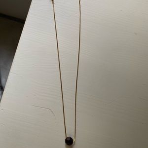 Pratt Daddy Garnet Crystal Necklace